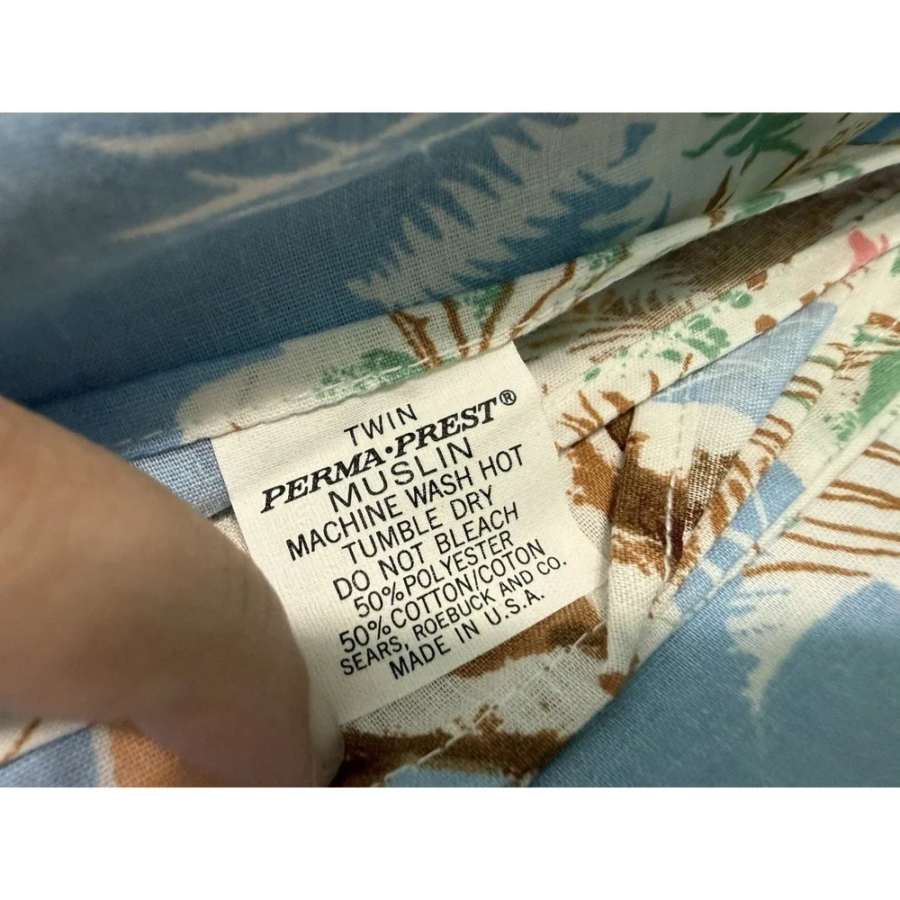 Vintage 1982 E.T. Movie Twin Flat & Fitted Bed Sheets ET Alien Retro Never Used
